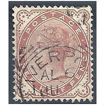 1880 SG167 1 1/2d Venetian Red Fine Used Liverpool Cancel.