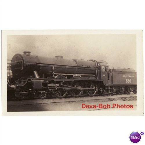 Railway Photo SR LN 860 Lord Hawke Southern Lord Nelson 4-6-0 Loco