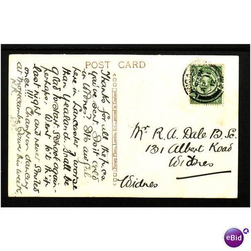 TWO GIRLS SHOWING DRESS FASHION STUDIO COLOUR PHOTO POST CARD USED