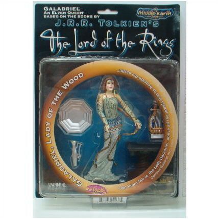 LORD OF THE RINGS ' MIDDLE EARTH ' GALADRIEL LADY OF THE WOOD action figure