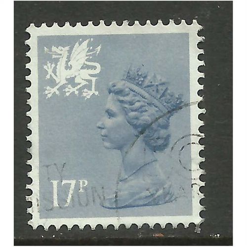 Wales GB 1984 17p Grey Blue Type 1 pfs 15 SG W44.(R747 )