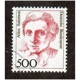 GER 1986 500pf 'FAMOUS WOMEN -ALICE SOLOMON' FINE USED (EBID30-095)