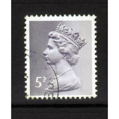 GREAT BRITAIN 1971 SG X 866 5p PALE VIOLET 2 BANDS FINE USED#3