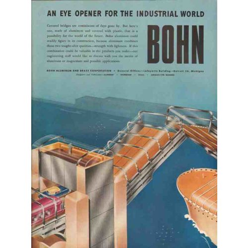 bohn aluminum brass corp 1947 eye opener industrial world vintage ad