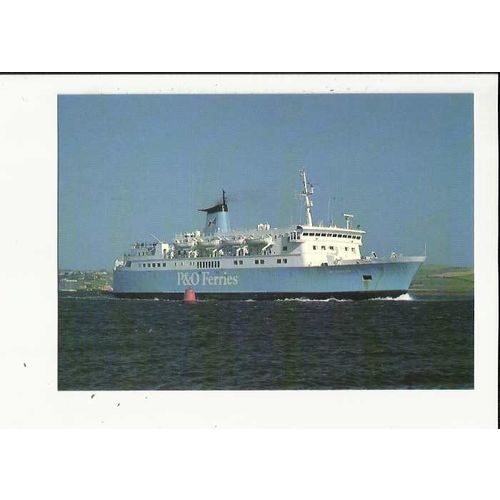 P&O Ferries MV ST SUNNIVA Postcard by Charles Tait
