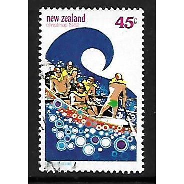 NEW ZEALAND 1982 CHRISTMAS 45c SURF LIFE SAVING SG 1276 FINE USED