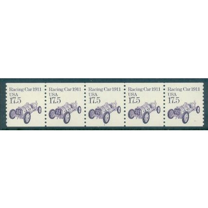 2262 17.5c Race Car Fine MNH Dry Gum PNC 1/5 V0430