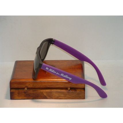Pre-Owned Black & Purple Kiny-Wowline Sunglasses
