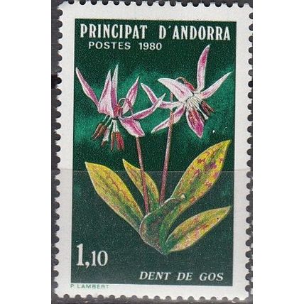 Andorre Français 1980 Michel 308 Neuf ** Cote (2008) 1.00 € La Dent-de-chien