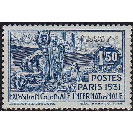 FRANZ.SOMALIA [1931] MiNr 0141 ( */mh )