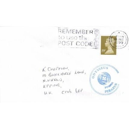 GB 1999 Cruise Ship Odysseus Cover written VGC