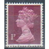GB 1971 1p red definitive used SG844