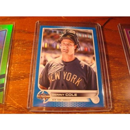 2021 -2022, Panini/Topps, 3-Cards, Green, Blue, Pink, GERRIT COLE, Yankees