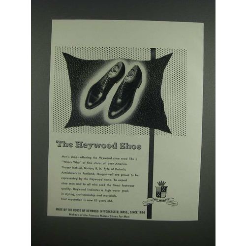 1946 Heywood Shoes Ad