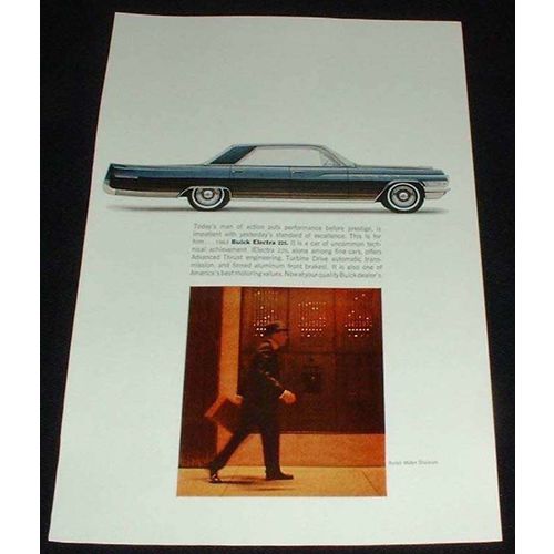 1963 Buick Electra 225 Car Ad, Performance!