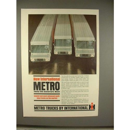 1965 International Harvester Metro Truck Ad!