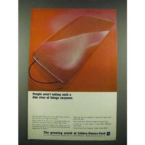 1970 Libbey-Owens-Ford Electrically-Heated Rear Window Ad