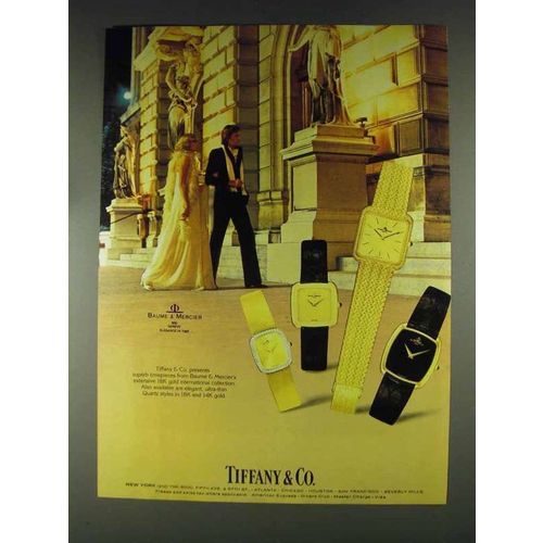 1979 Tiffany & Co. Baume & Mercier Watches Ad