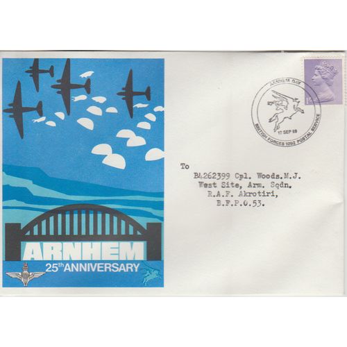 GB 1969 Arnhem 25th anniversary Special Cover BFPO franking see others