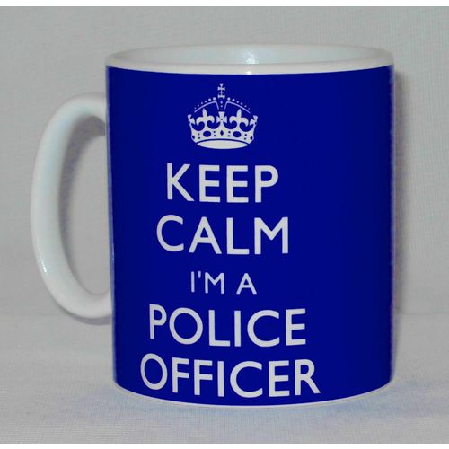 Keep Calm I'm A Police Officer Mug Can Personalise Great Policeman Force Gift