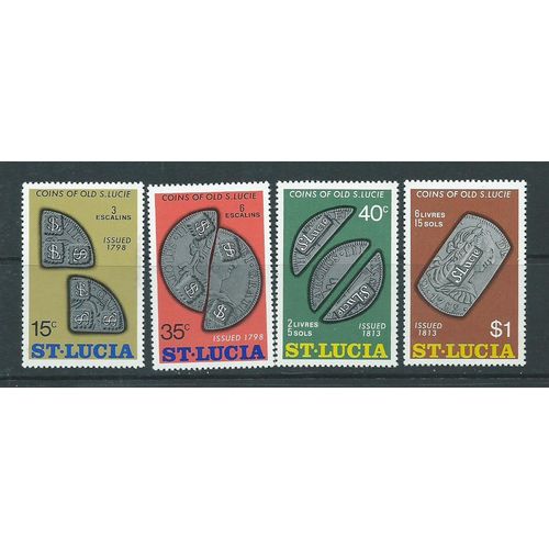 st.lucia sg sg374 coins sg 374 mnh