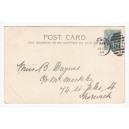St Peter Mancroft Church Norwich 1904 Early Undivided Back Postcard Norfolk