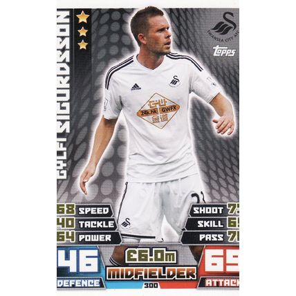 Match Attax 2014/2015 300 Gylfi Sigurdsson Swansea City