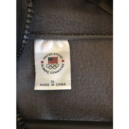 USA/ London Olympic Committee Wind Breaker Jacket Full-Zip Sz:XL Embroidered