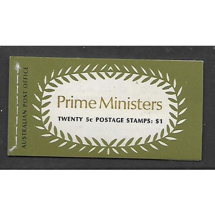 AUSTRALIA AB25 1969 PRIME MINISTERS $1 BOOKLET CONDITION MINT