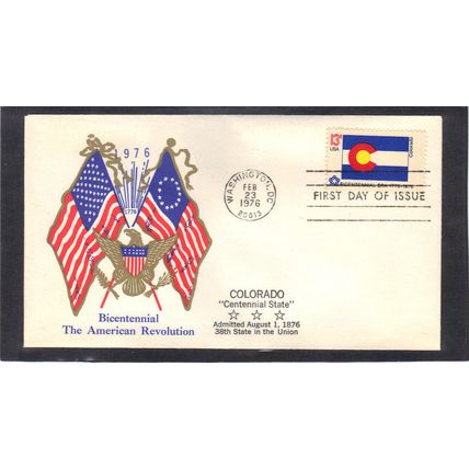 FDC Boerger Cachets 1670 13c Colorado (Cachet-U/A) CV00725
