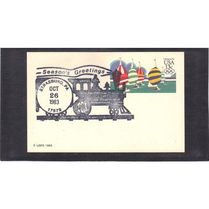 Event Greetings UX100 13c Yachting (No Cachet-U/A) CV03721