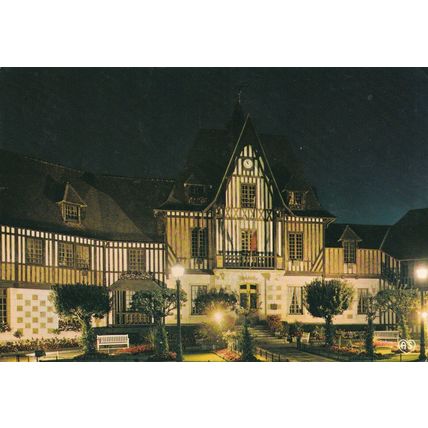 Deauville Hotel de Ville France Postcard posted 1976 VGC