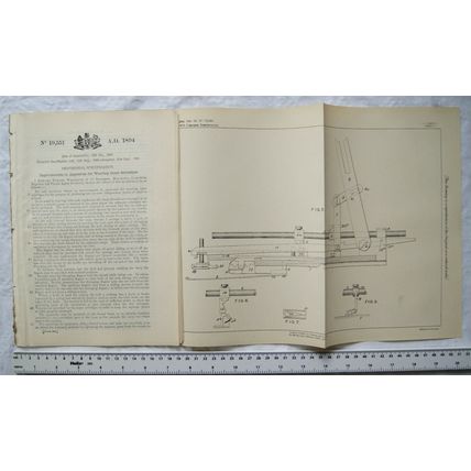 1894 Patent No. 19,551 weaving inner selvedges, Edward Whitelow, Manchester