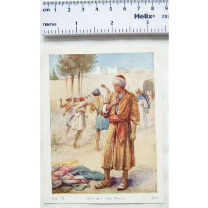 Vintage: Scholar's Lesson Picture Story No. 17 Stephen the Bold