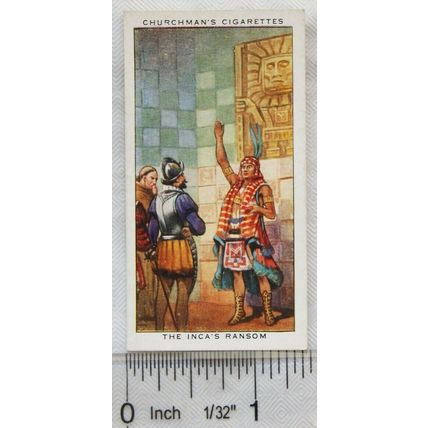 1935 Churchman's Treasure Trove No. 46 The Inca's Ransom