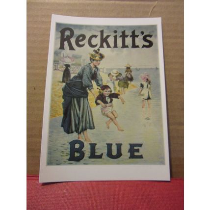 RECKITT'S BLUE DRESSES unused postcard Mumbles Railway cards MRP/172 #
