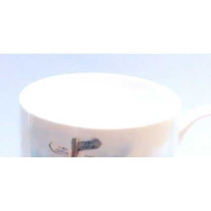 Red Bicycle Mug Fine China 9.5 CM