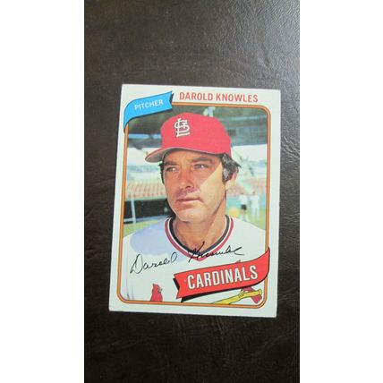 1980 Topps Darold Knowles St. Louis Cardinals Card #286
