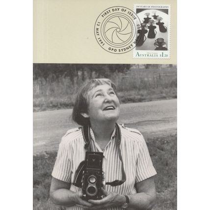 Antique Camera Award Teacup Ballet Olive Cotton Photo Australian FDC Postcard