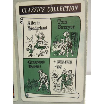 Classics Collection Double Deck Plastic Coated Playing Cards Comic Covers