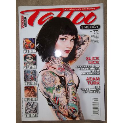 Tattoo Energy Magazine #70 Rachel Anne Dangerously Dolly Adam Turk Mediafriends