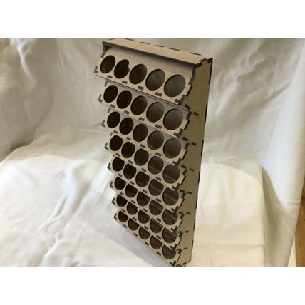 Wall Mounted Space Saving Paint Rack Cabinet
