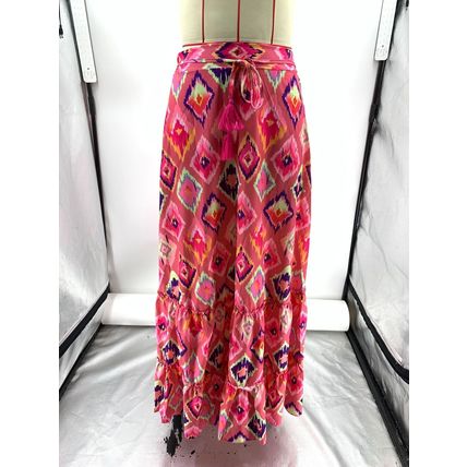 Fashionable Summer, Women's Printed, Long Skirt, Ruffled