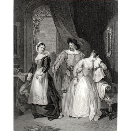 DOROTHEA 1839 Francis Engleheart - Francis Philip Stephanoff ANTIQUE ENGRAVING