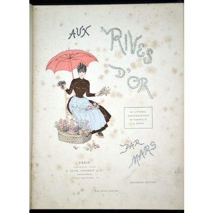 AUX RIVES D’OR 1890 Maurice Charles Mathieu Bonvoisin HARD COVER BOOK