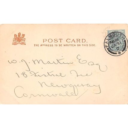 Aldfriston Village : Tuck u/b "County" postcard 2610 "Sussex" pu 1902