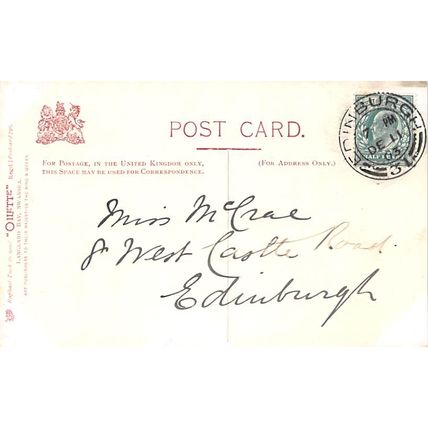 Langland Bay, Swansea : Tuck Oilette 798 pu 1903