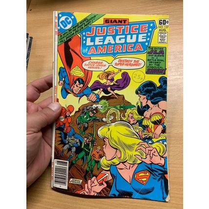 DC COMICS JUSTICE LEAGUE OF AMERICA #157 AUG 1978 (VFN+) *GIANT* COMIC (LL)