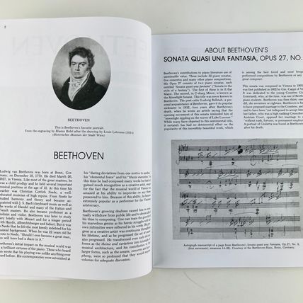 Beethoven Moonlight Sonata Op 27 No 2 Complete Sheet Music Score Paperback Book