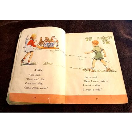Rides And Slides By Mabel O'Donnell & Alice Carey 1941 Paperback Good Shape